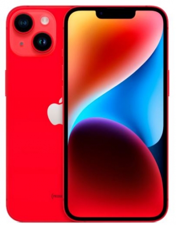 iPhone 14 256 ГБ ((PRODUCT) RED) с 1 nano-SIM и 2 esim